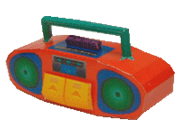 Radio cassette player